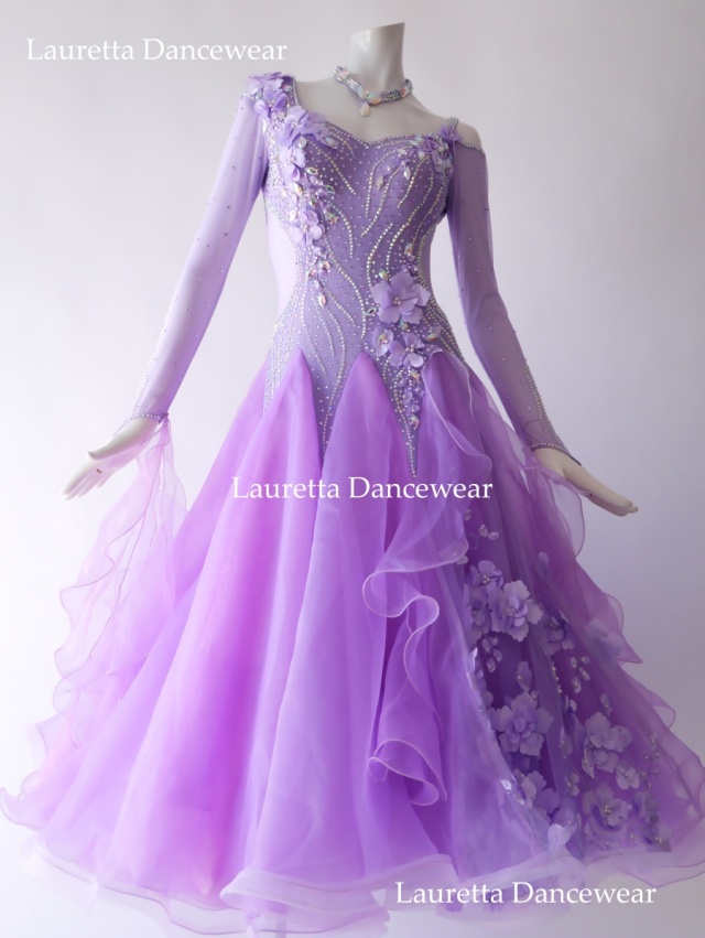 社交ダンスドレス・衣装】ST21048 スタンダード/モダン 高級仕様