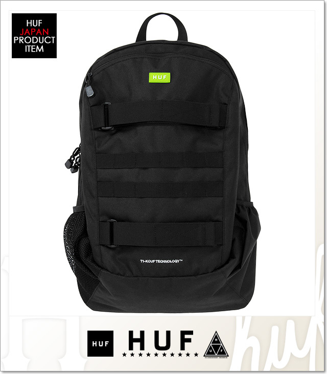 ハフ) HUF MISSION BACKPACK (BAG)(AC80136-BK) バッグ 鞄 リュック