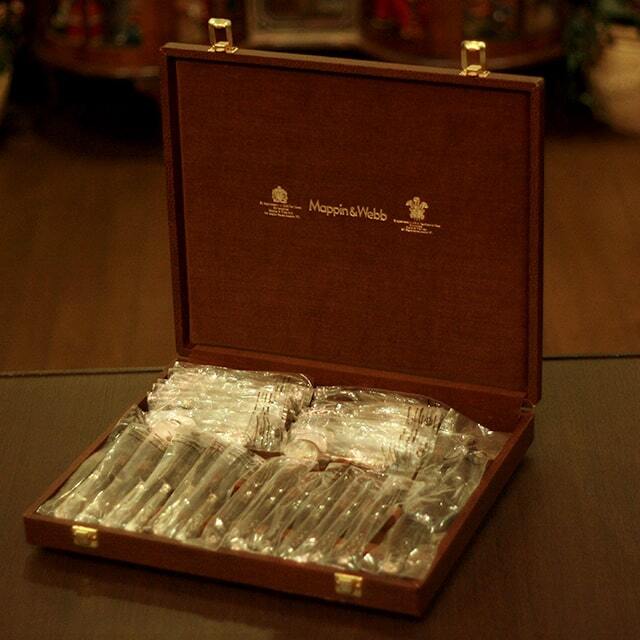 中古】Mappin&Webb(マッピン&ウェッブ)カトラリー31点セット ケース