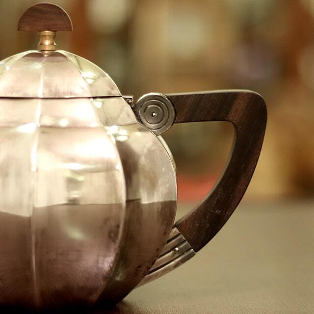 中古】Christofle(クリストフル) 家庭用2点ティーセット ch-123