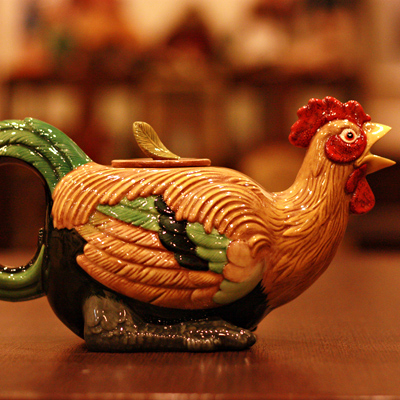 MINTON MAJOLICA（ミントン・マジョリカ） ニワトリのティーポット