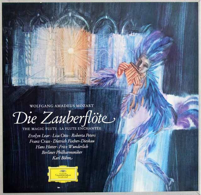 LP レコード ベームのモーツァルト/「魔笛」全曲 独DGG 3611