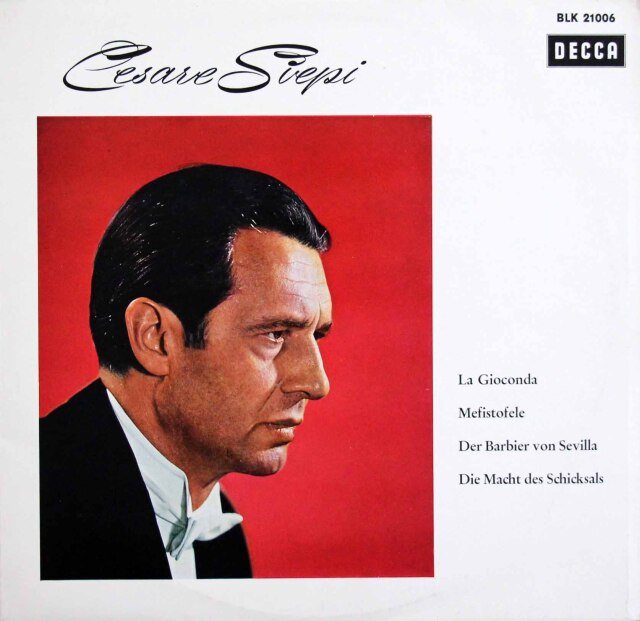 LP レコード シエピ/オペラ・アリア集 独DECCA 3808