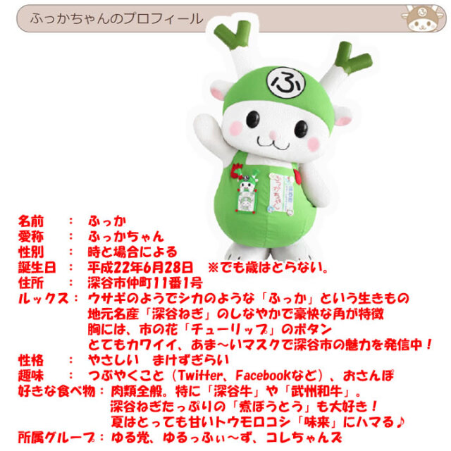 ふっかちゃんノック式消しゴム（グリーン）【ふっかちゃんミュージアム