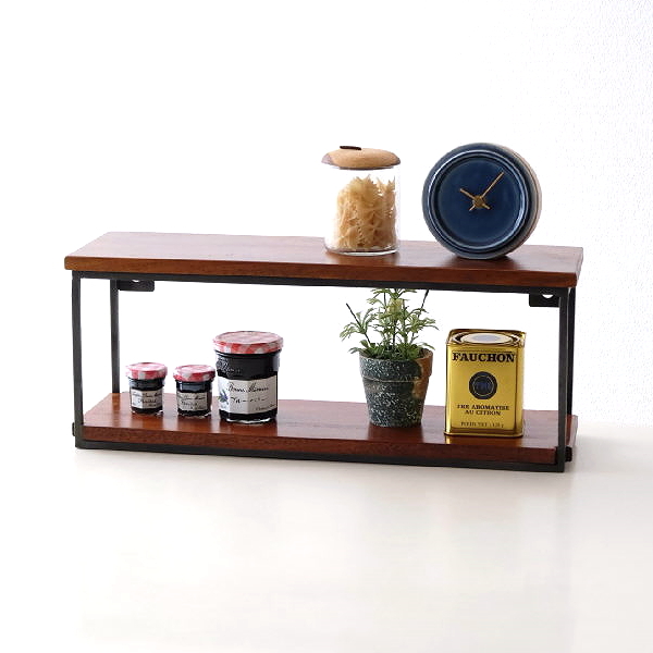 壁掛け棚 ウォールシェルフ ウォールラック 壁掛けラック 木製