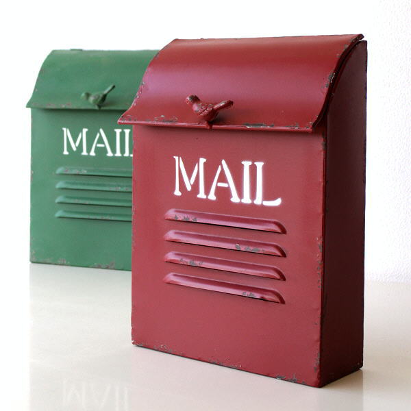 ポスト 壁掛け 郵便ポスト アンティーク おしゃれ レトロ 壁付け