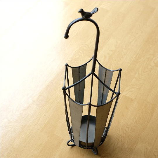 傘立て おしゃれ アイアン スチール シャビー レトロ アンティーク 傘