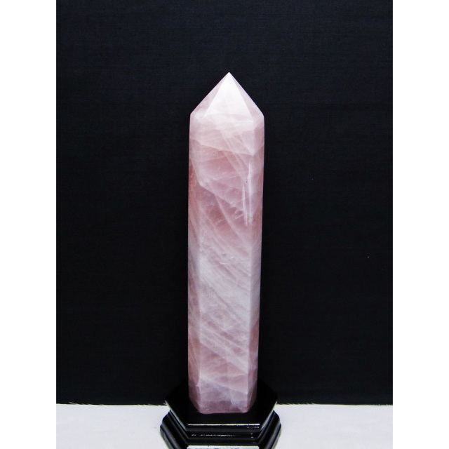 1Kgローズクォーツ六角柱[T332-5060]