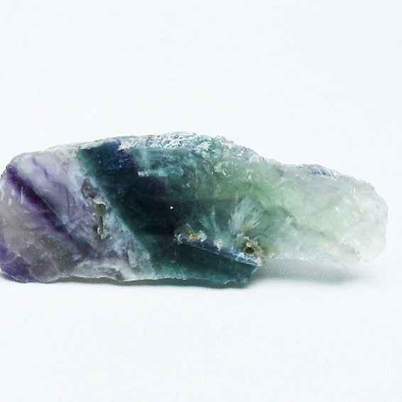 パワーストーン 天然石 エンジェルフェザー フローライト 原石[T599-2581]