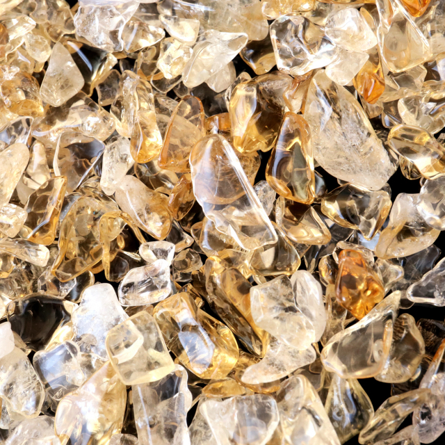 シトリン 黄水晶 高品質 さざれ 100g 天然石 パワーストーン 浄化グッズ