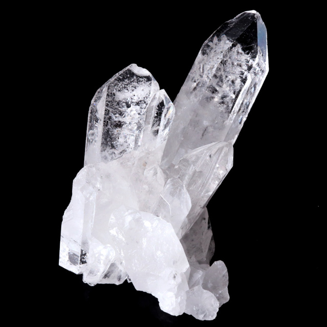 天然 水晶 クラスター 133g ブラジル ゼッカ産 透明感が美しい ゼッカ