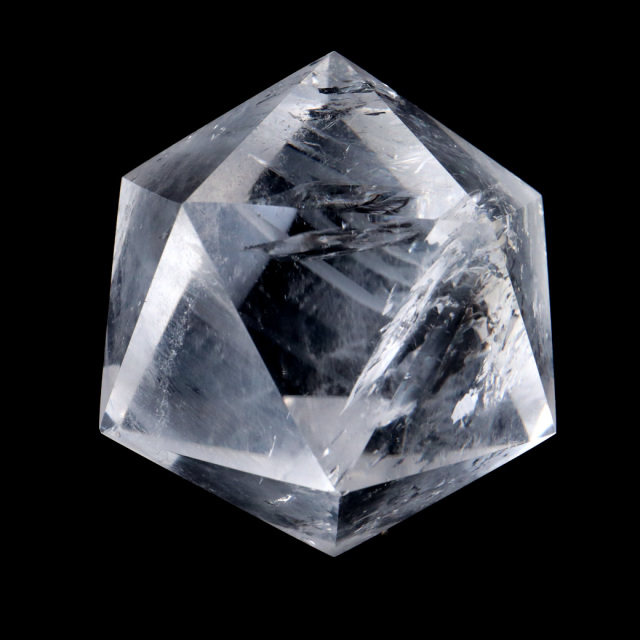 レムリアンシード 正二十面体 虹入り Lサイズ AAA 神聖幾何学 20面体