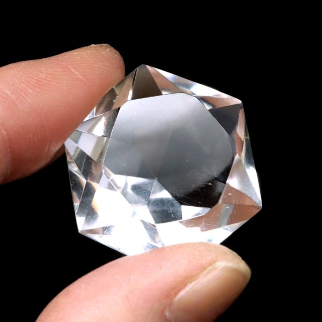 水晶 六芒星 ブラジル ゴイアス州産 抜群の透明感 クリスタルクォーツ