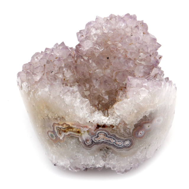 フラワー スタラクタイト アメジスト スピリットクォーツ AA 紫水晶