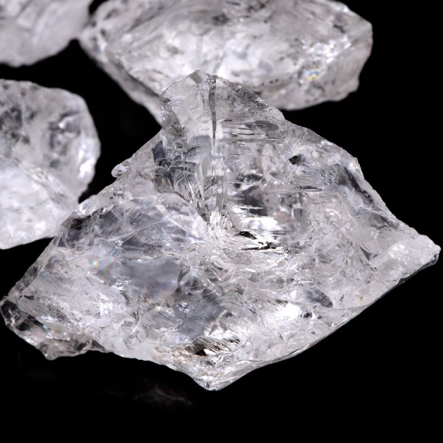 ロッククリスタル 水晶 AAA 40-70g ブラジル ミナスジェライス州産 虹