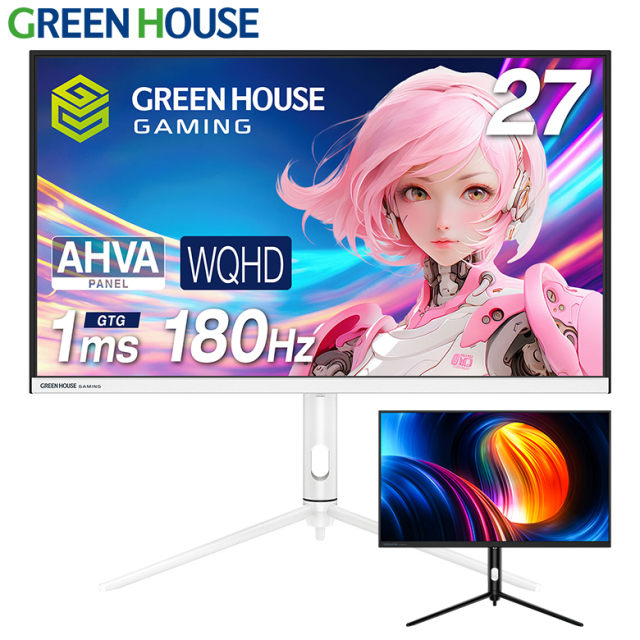 ゲーミングモニター 27型 180Hz WQHD 2560×1440ピクセル ノングレア