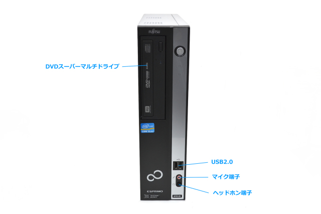 WindowsXP 中古パソコン 富士通 ESPRIMO D751/D Core i5-2500 シリアル