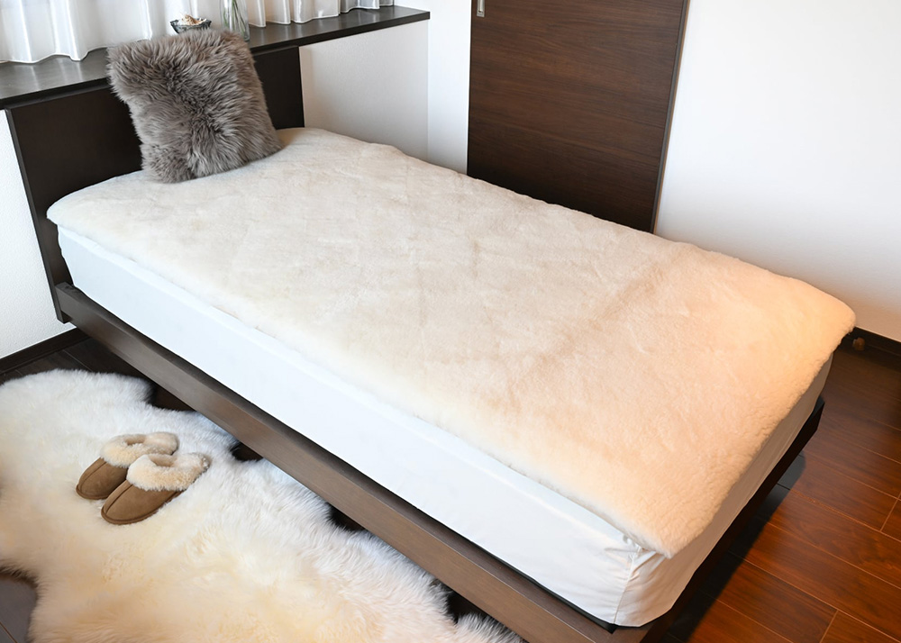 ムートンシーツをお手頃価格で快適な寝心地で！エントリードモデル 毛