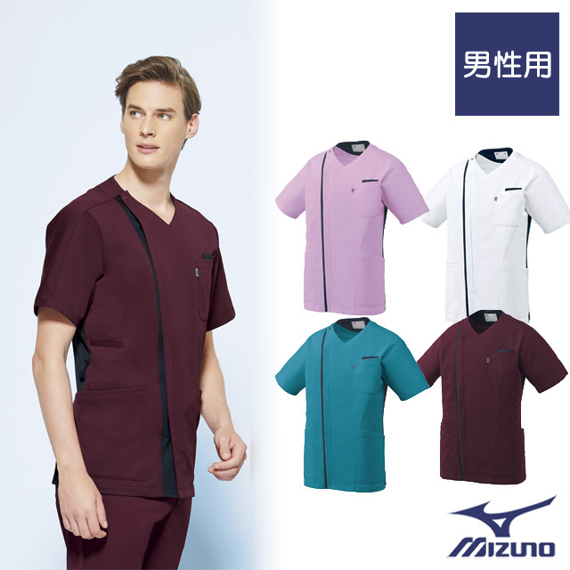 MZ-0239 チトセ ミズノ ドクターウェア ファスナースクラブ 男性用 制