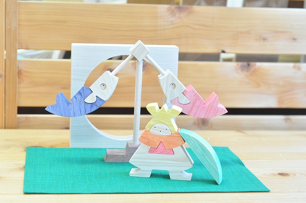 五月人形 遊プラン・小黒三郎 金時山の相撲大会 木のおもちゃHANA