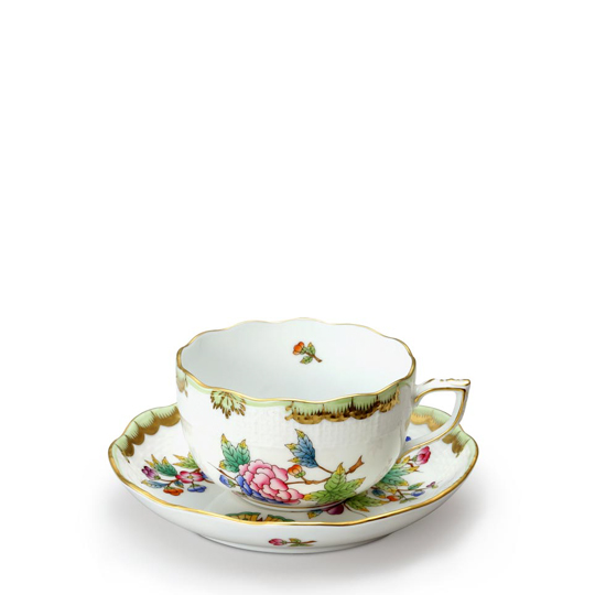 ヴィクトリア・ブーケ] ティーカップ&ソーサー