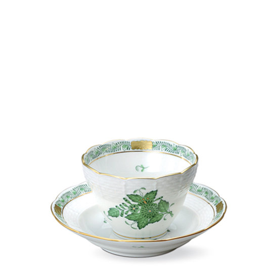 アポニー・グリーン] オリエンタルカップ&ソーサー