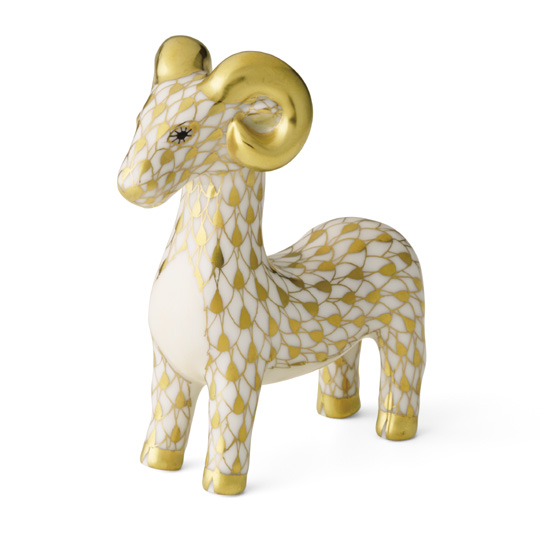干支置物・ひつじ(ゴールド)