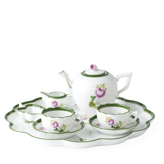 ウィーンの薔薇] ミニチュアティーセット