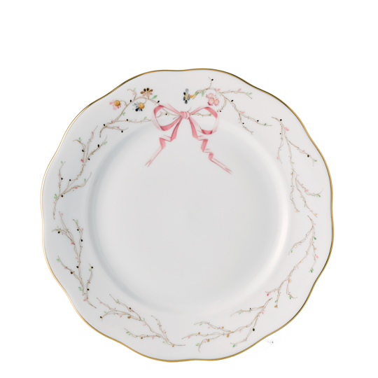 ヘレンドリボン・ローズドラジェ] デザートプレート
