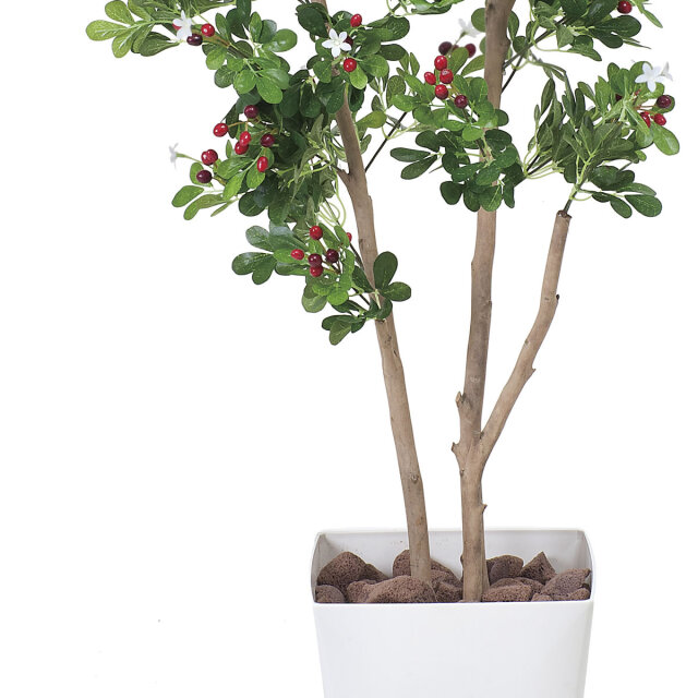 光触媒 光の楽園ハックルベリー1.25m【インテリア フェイクグリーン