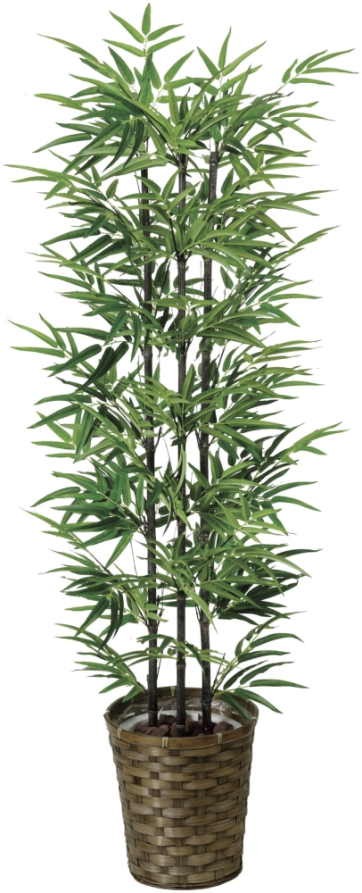 光触媒 光の楽園黒竹 1.35m【インテリア フェイクグリーン 人工観葉