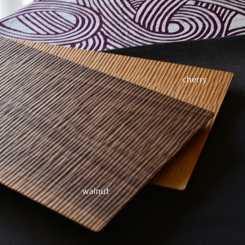 ふるいともかず｜天然木さざ波プレートL 30.5cm｜作家もの和食器通販