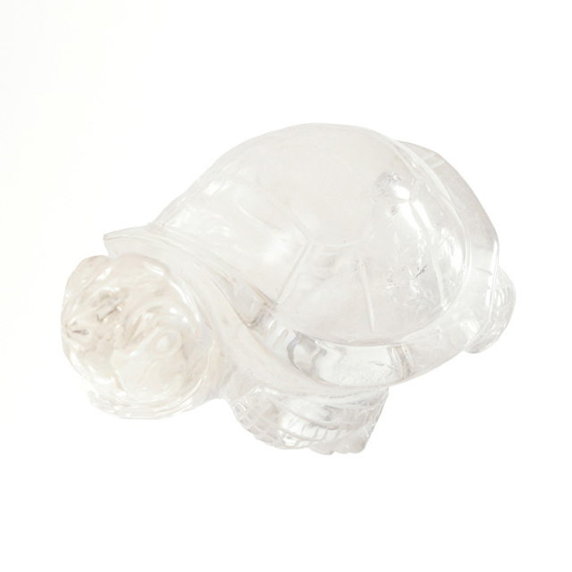 水晶彫刻 亀 （ブラジル産） No.62 | 神棚・神具の製造販売通販なら