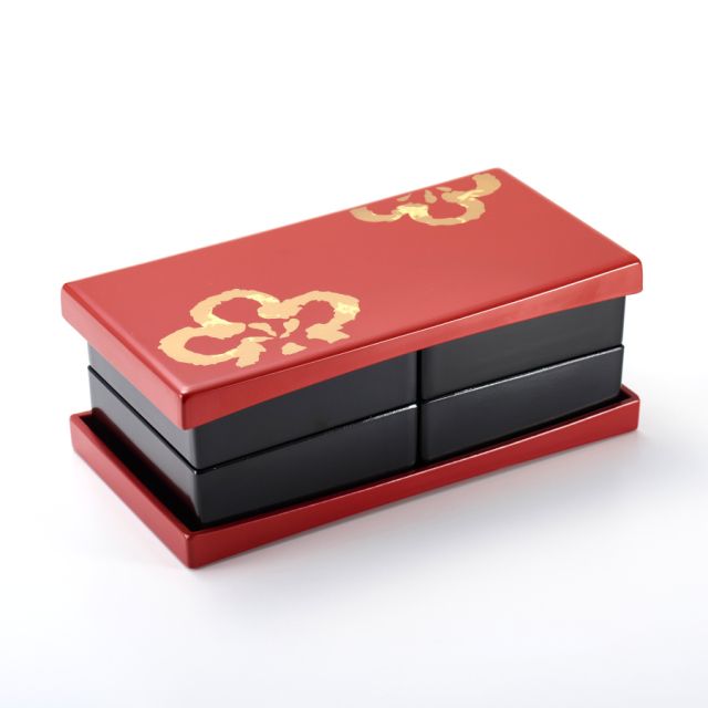 うたげ花見重 金梅 【まとめ買い割引】 重箱 松花堂弁当箱 FC32-6/7