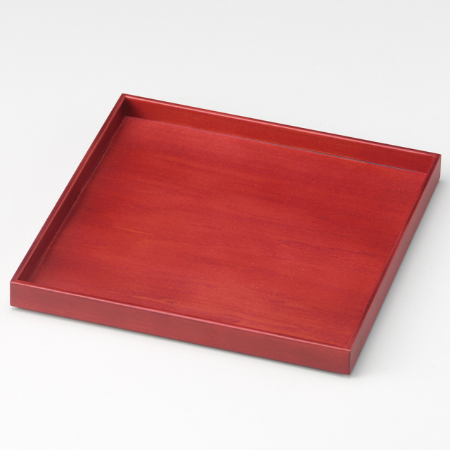 長手盆 15.0 黒 木製 漆塗り 12-10002 漆器の井助