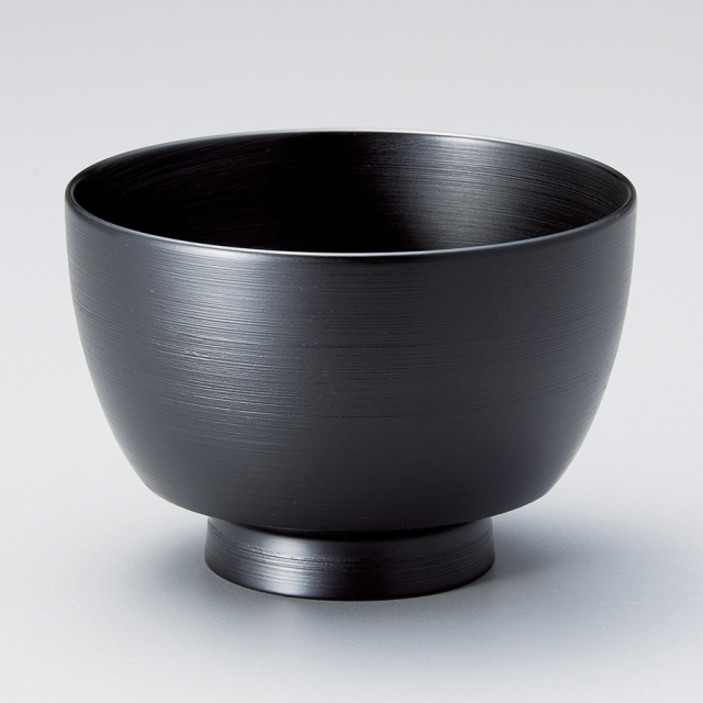 汁椀 駒型 刷毛錆 黒/赤/緑/洗朱(あらいしゅ) 漆塗り 12-02202/02203