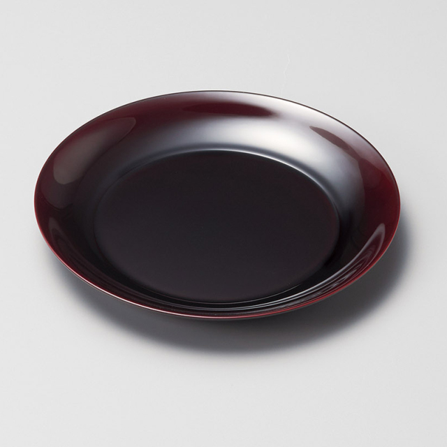 銘々皿 4.5 黒 5枚セット 木製 漆塗り 12-06005 漆器の井助