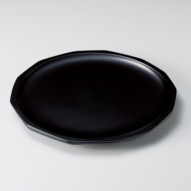 福梅皿 7.0 溜/朱 漆塗り FC29-6/4 漆器の井助