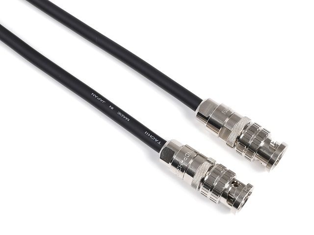 3CFWS 可動用 3G/HD-SDI対応同軸 ケーブル BNC付 50m 黒色 撚線 TCX