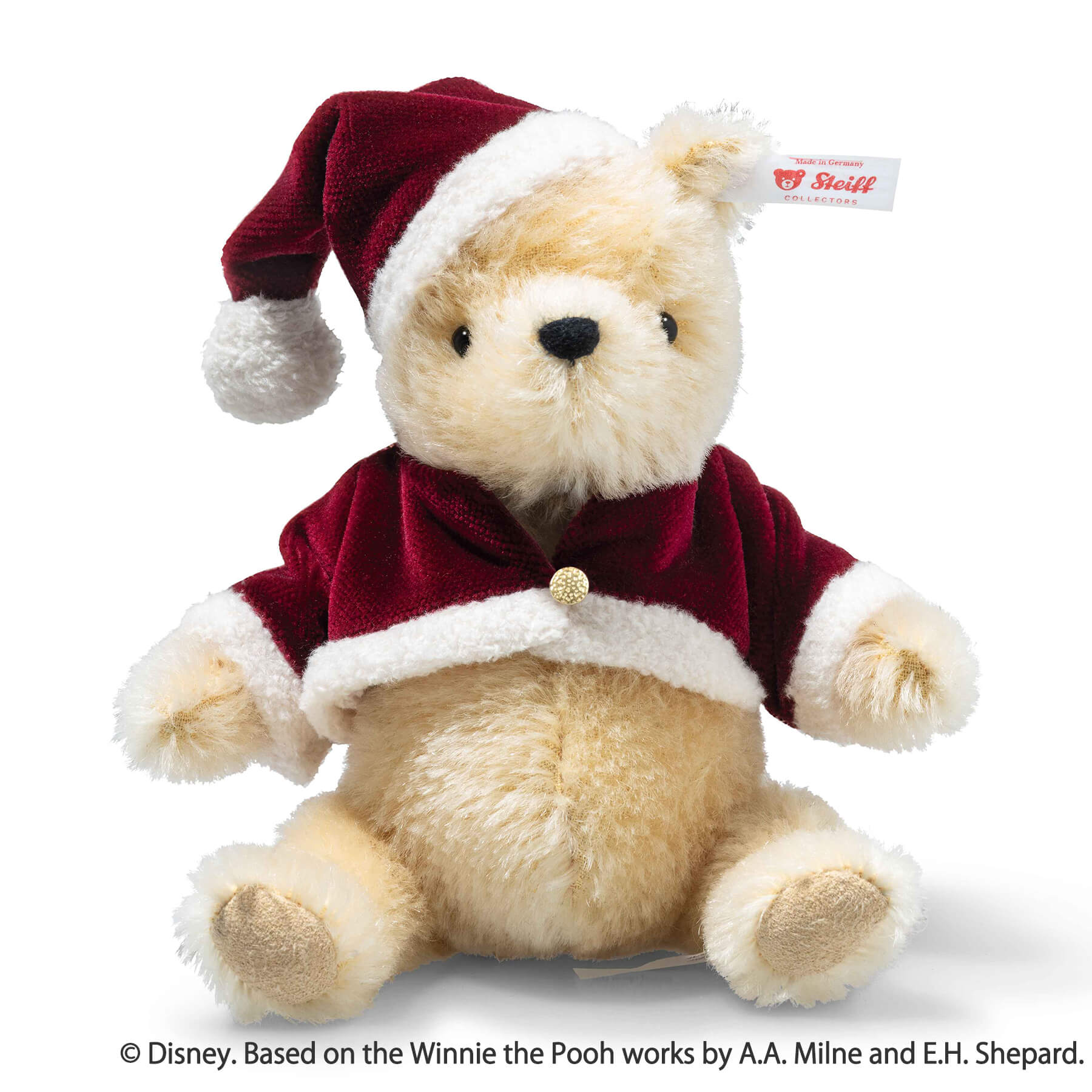 ディズニー くまのプーさん「クリスマス」 | ドイツ最高級テディベアの