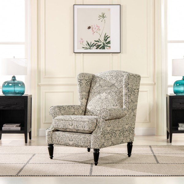 一人掛けソファ ジェニファーテイラー ウィングバック アームソファ 1