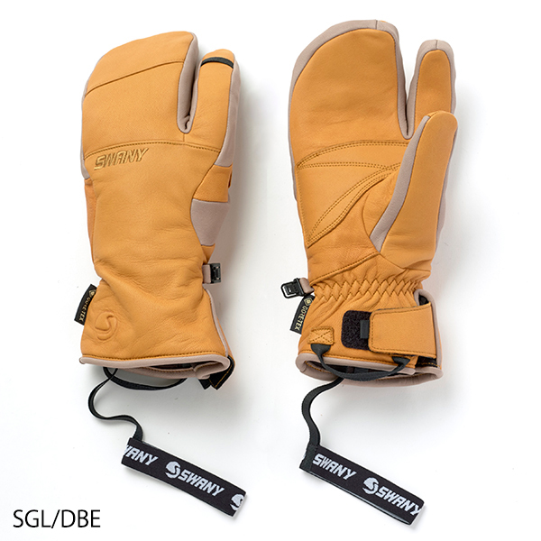 ゴアテックスレザースキーグローブ Valcan(ユニセックス）SWANY GLOVES