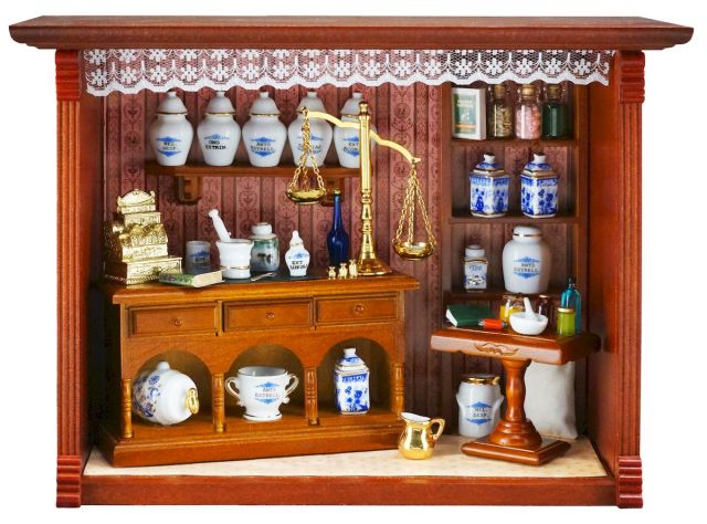 ロイターミニチュア】 ウォールピクチャーボックス ミュージックルーム