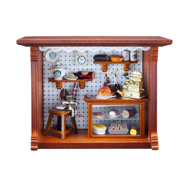 ロイターミニチュア】 ウォールピクチャーボックス ブッチャーショップ