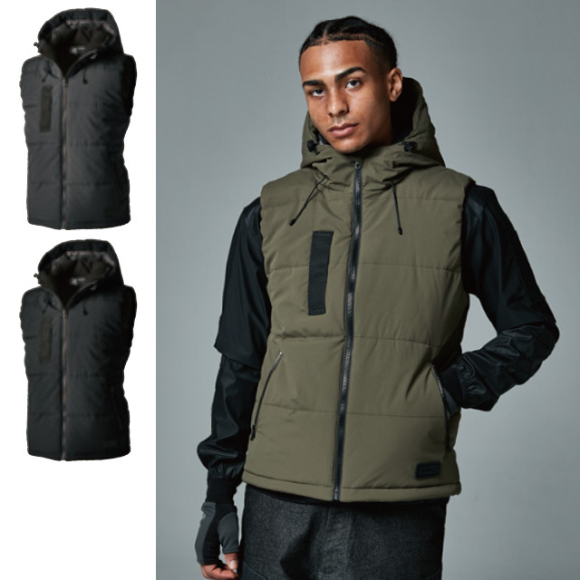 T1928 TS-DESIGN リフレクティブファイバーダウンベスト｜TSデザイン