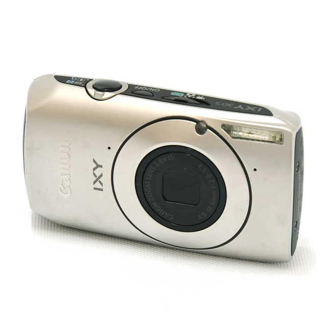 中古】キヤノン コンパクトデジタルカメラ IXY 30s シルバー【C】