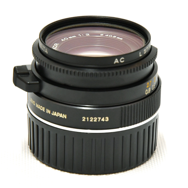 中古】ミノルタ レンズ M-ROKKOR 40mm F2【C】