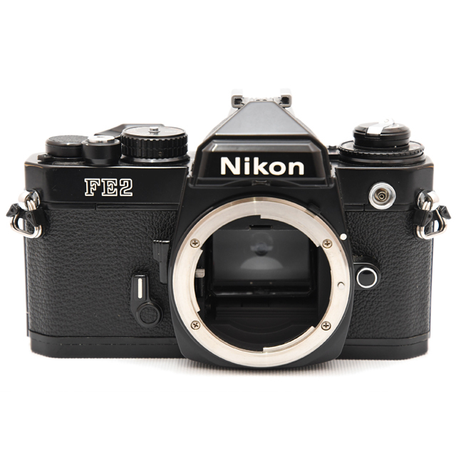 中古】フィルム一眼 ニコンFE2ブラック・データバックMF-16【AB】