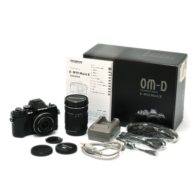 中古】オリンパス ミラーレス一眼 OM-D E-M10 Mark III ブラック