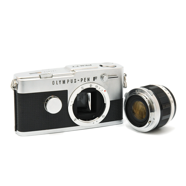 中古】オリンパス コンパクトフィルムカメラ PEN-FT・G.ZUIKO Auto-S